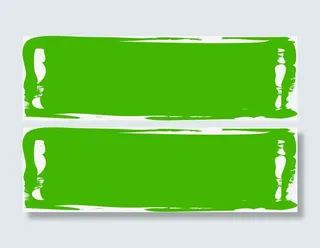 创意绿色荧光笔刷图免抠