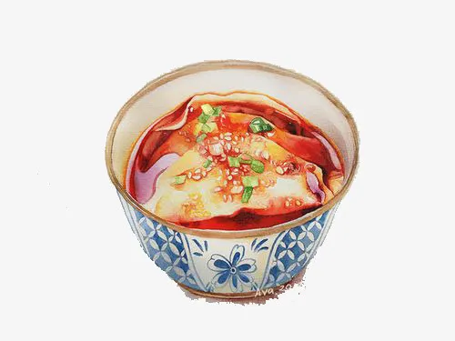 手绘凉粉免抠