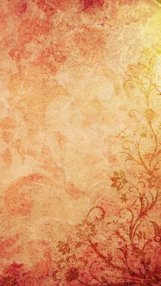 老旧复古花草纹理H5背景素材高清