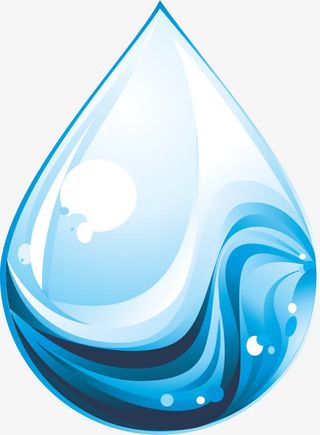 世界水日一滴水滴免抠