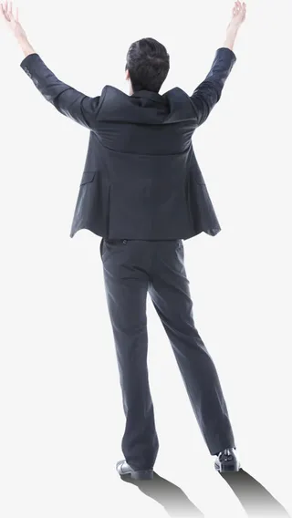 职场人物姿势背影免抠