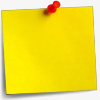 黄色纸张图片免抠