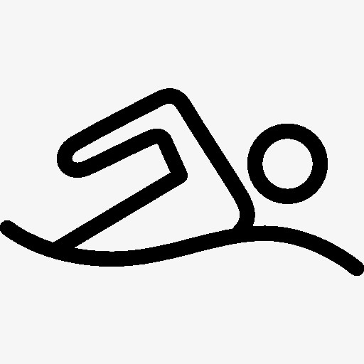 游泳体育图标免抠