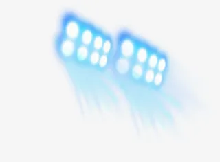 蓝色灯光效果合成免抠