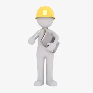 建筑师小白人免抠