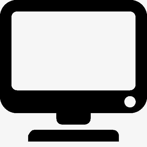 Computer Hardware Monitor Icon免抠