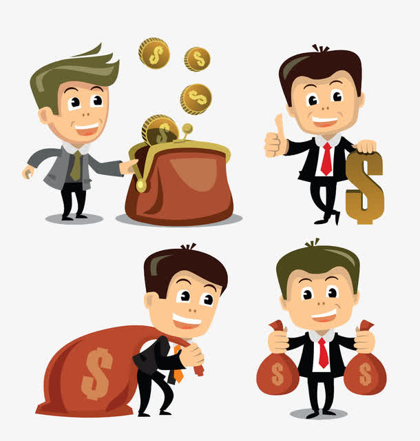 人物与金币免抠