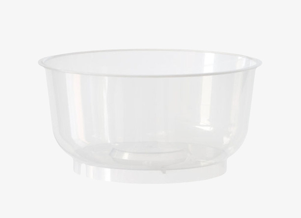 透明一次性碗塑胶制品实物免抠