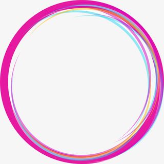 紫色拼接光圈免抠