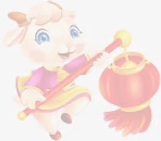 卡通夏日小灯笼效果免抠