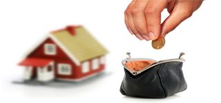 别墅房屋金币背景高清