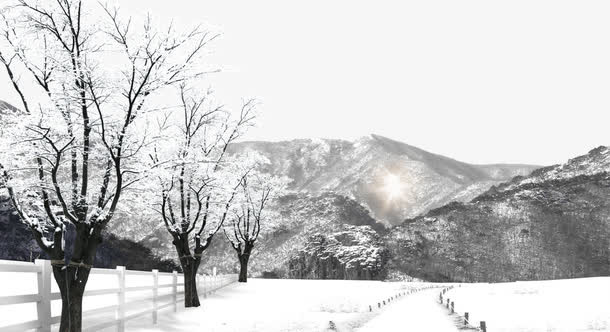 雪地高山免抠素材免抠