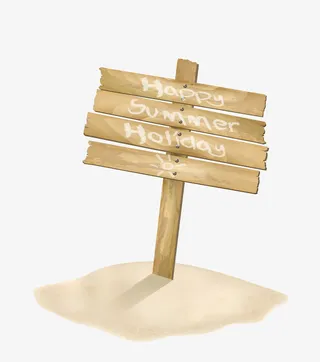 创意夏季元素立体图案免抠