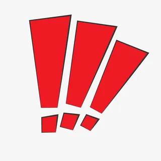 红色感叹号免抠