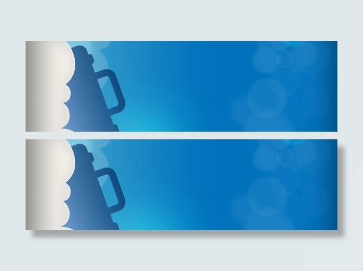 商务简约背景banner设计