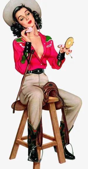 复古欧美美女图片免抠