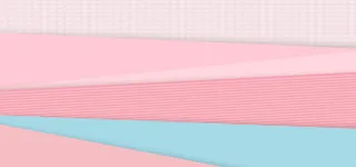 粉色和蓝色立体几何图层banner背景高清