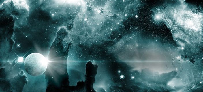 浪漫星河背景图片高清