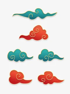 新祥云 中国风免抠