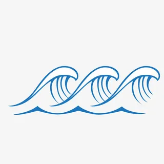 波浪状祥云免抠