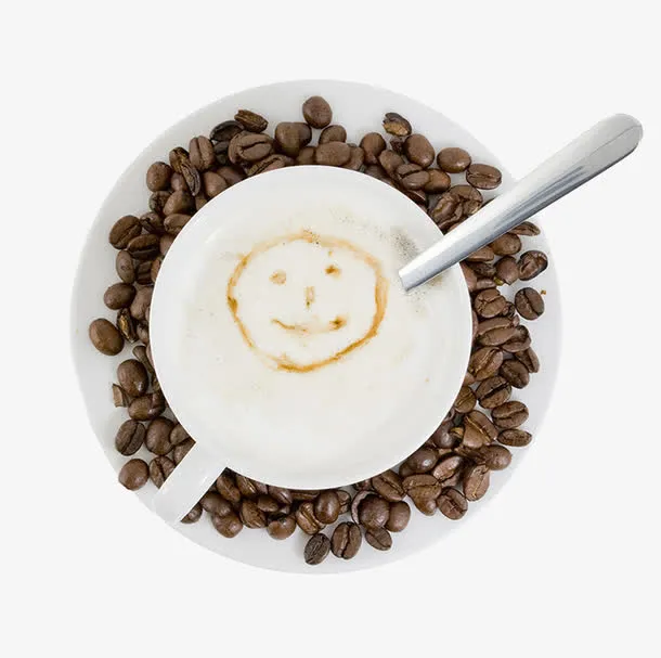 焦糖玛奇朵咖啡免抠