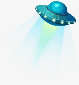 外星飞船图案免抠