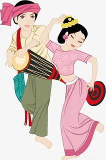 傣族舞蹈元素免费下载免抠