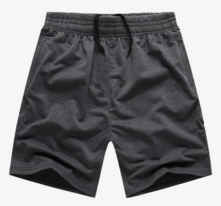 深灰色纯棉运动裤衩免抠