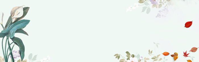 文艺简约花卉海报背景高清