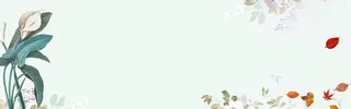 文艺简约花卉海报背景高清