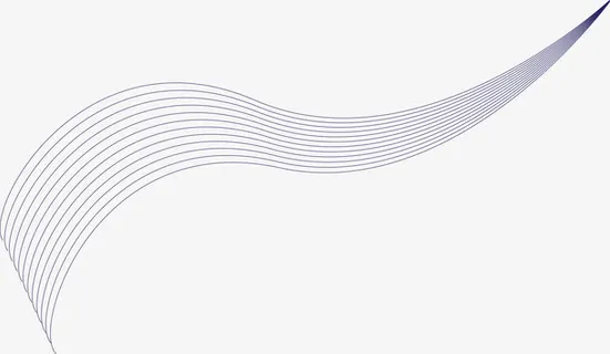 波动曲线线条图免抠