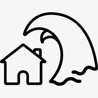 海啸波图标免抠