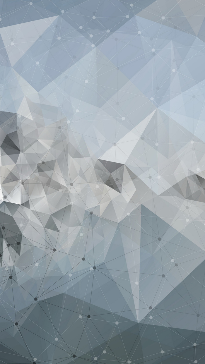 银灰色立体几何H5背景高清