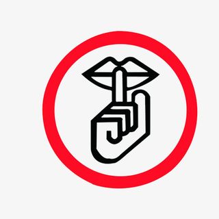 卡通 禁止示意的标识PNG免抠