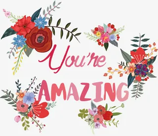 花卉装饰素材免抠