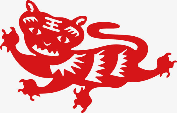 十二生肖剪纸素材免抠