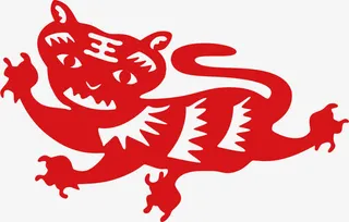十二生肖剪纸素材免抠