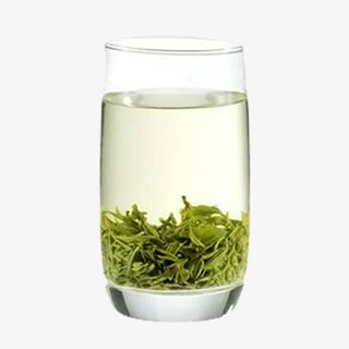 产品实物茶饮竹叶青茶叶免抠