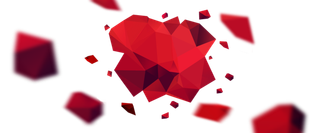 红色扁平背景高清