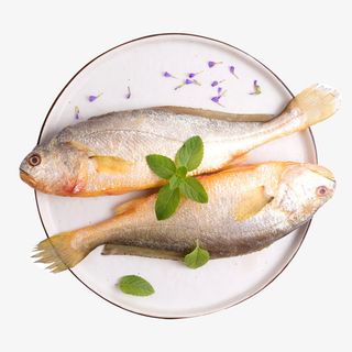 实物一盘生鲜黄花鱼免抠