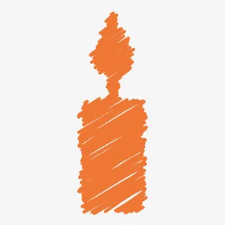 生日快乐蜡烛庆典圣诞节火光乱涂免抠