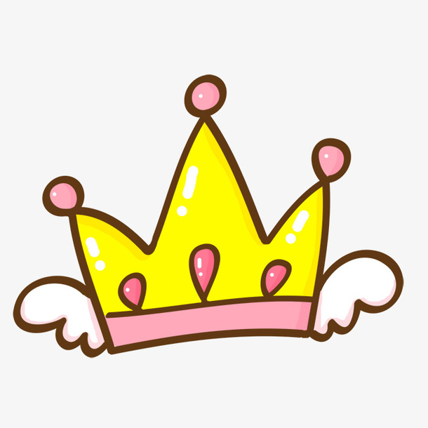 卡通皇冠帽子免抠