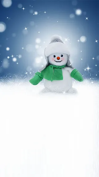 浪漫雪人H5图高清