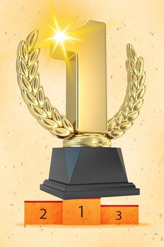 奖台第一奖杯海报背景高清