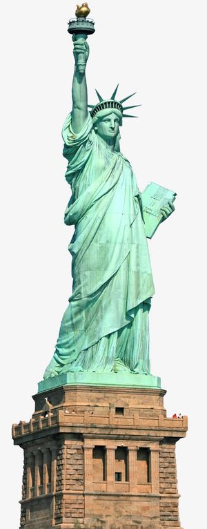 自由女神像免抠