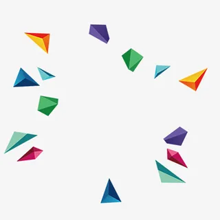 年货节彩色装饰图案免抠