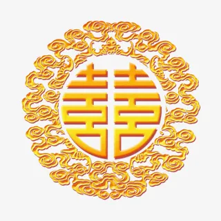 金色婚庆装饰纹理免抠