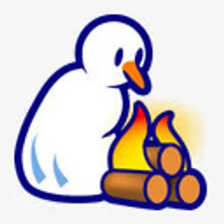 烧火的雪人免抠