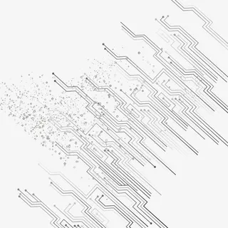 科技线条矢量免抠