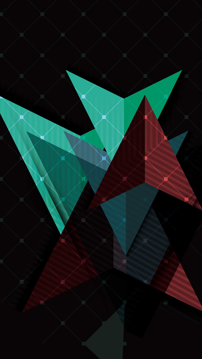 彩色立体几何渐变H5背景高清